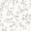 Online Brewster 2814-24977 Aaron White Bird Trail Wallpaper