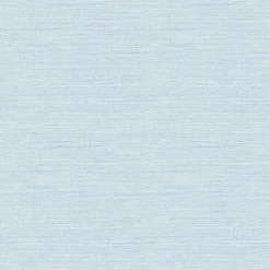 New Brewster 3117-24283 Agave Sky Blue Faux Grasscloth Wallpaper