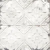 Clearance Brewster 2767-22305 Artisan White Tin Ceiling Wallpaper