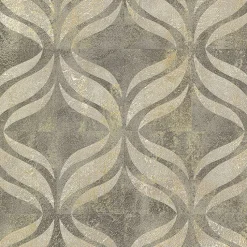 Clearance Brewster 2766-24429 Beallara Taupe Ogee Wallpaper