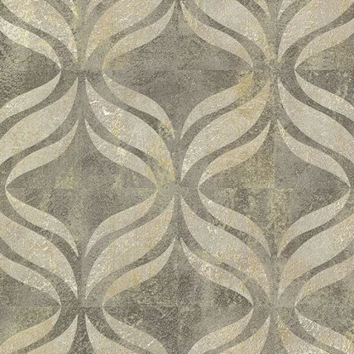 Clearance Brewster 2766-24429 Beallara Taupe Ogee Wallpaper