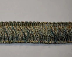 Sale Stock/Belagio BF4004 23/63 Green Brown Tan 2 inch Brush Fringe