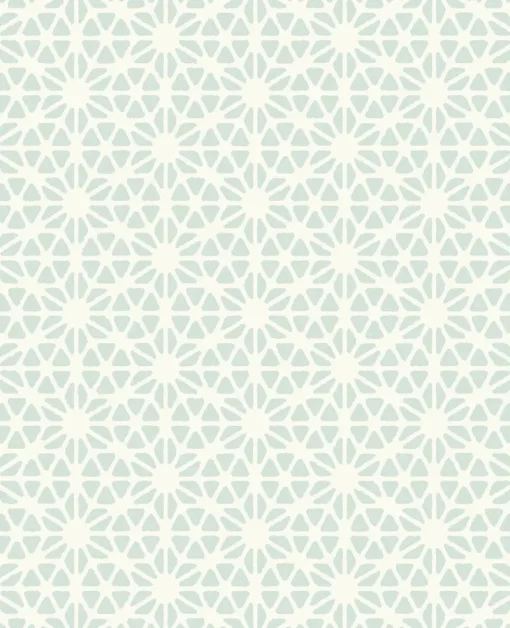 Online Brewster/ASP Billie Light Blue Geometric Wallpaper
