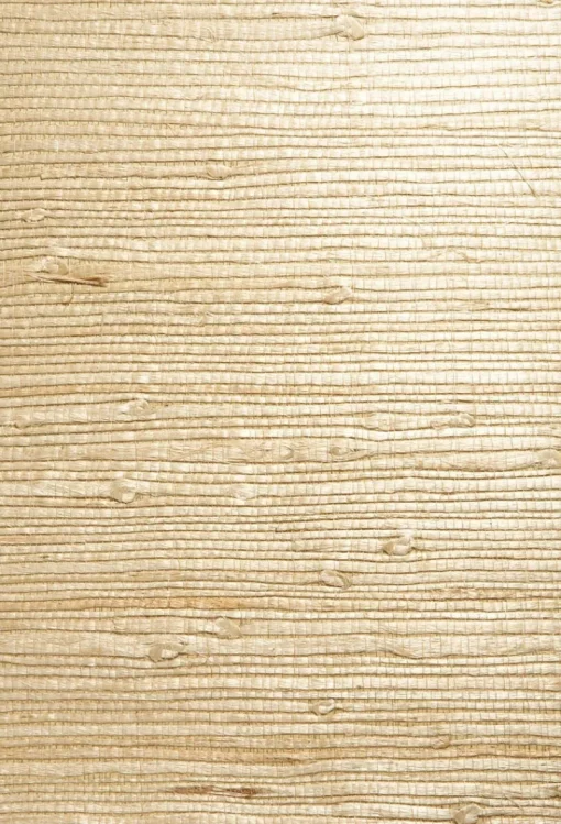 Outlet Brewster Bing Qing Beige Grasscloth Wallpaper