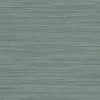 Sale Brewster Bondi Teal Grasscloth Texture Wallpaper