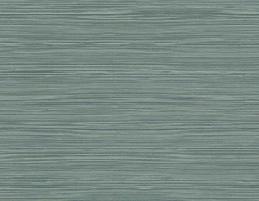 Sale Brewster Bondi Teal Grasscloth Texture Wallpaper