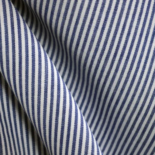 Hot Stock/Heritage/Roth DE06 Essex Royal Stripe Blue Fabric