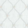 Best PKaufmann_inc/PKL Deane Embroidery 700096 Sterling Williamsburg Fabric