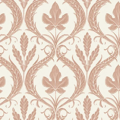 Outlet York DM4923 Brown Beige Adirondack Damask Wallpaper
