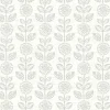 Clearance Brewster 2904-13514 Dolly Taupe Folk Floral Wallpaper