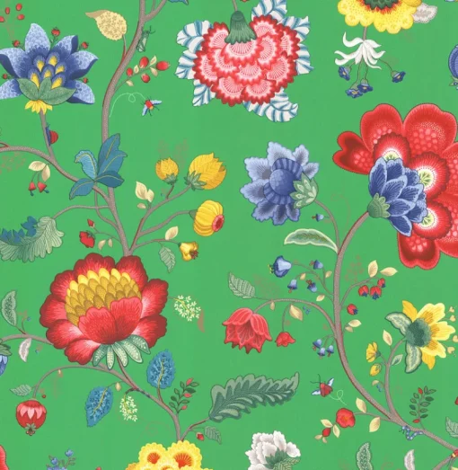 Clearance Brewster Epona Green Floral Fantasy Wallpaper