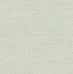 Fashion Brewster/ASP 2903-25852 Exhale Teal Faux Grasscloth Wallpaper