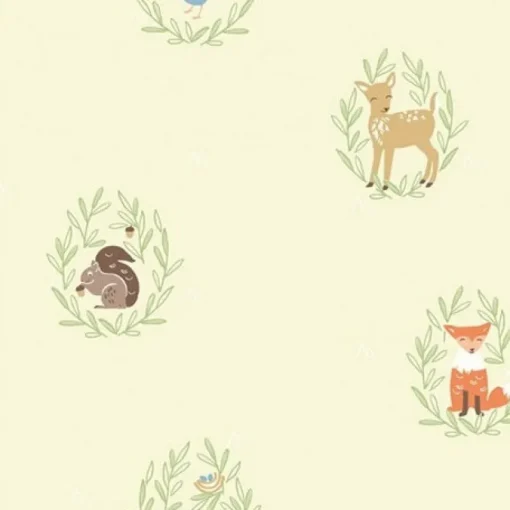 Fashion Seabrook FA41107 Furry Friends Wallpaper