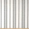 Clearance Laura Kiran Finnish Stripe Black Flax Fabric