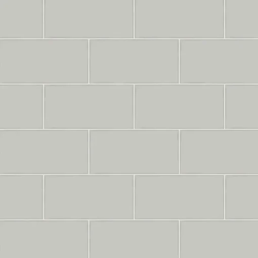 Clearance Brewster Freedom Grey Subway Tile Wallpaper