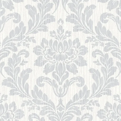 Discount Brewster 4025-82524 Galois Light Grey Damask Wallpaper