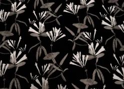Online Regal Honeysuckle Black Fabric