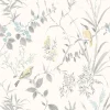 New Brewster 3123-24172 Imperial Garden Grey Botanical Wallpaper