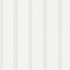 Clearance Brewster 3119-13071 Johnny Teal Stripes Wallpaper