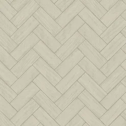 Clearance Brewster 3123-10104 Kaliko Green Wood Herringbone Wallpaper