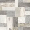 New Brewster/ASP 2922-25383 Keaton Neutral Distressed Wood Wallpaper