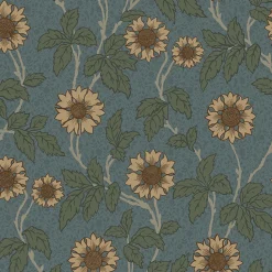 Best Brewster/ASP 2948-28023 Leilani Blue Floral Wallpaper
