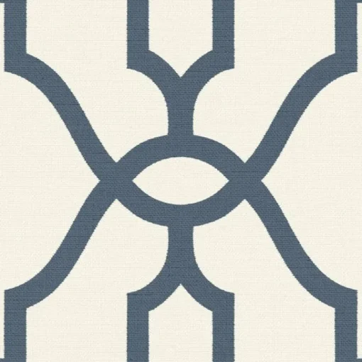 Clearance Stock/York ME1552 Federal Blue Woven Trellis Joanna Gaines Magnolia Home Wallpaper