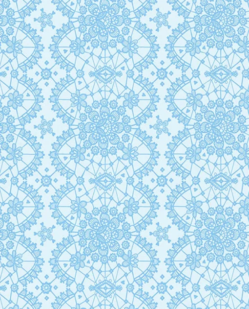 Discount Brewster Myte Cyaan Lace Wallpaper