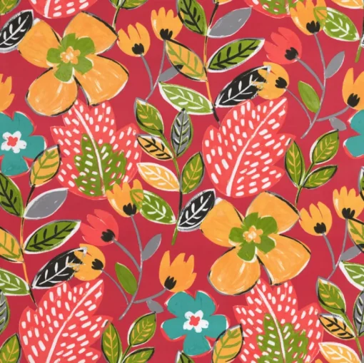 Outlet Tempo OD Mariposa Poppy Fabric