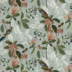 Outlet Stock/PKaufmann_inc/PKL Parakeet Emb Vapor P/K Lifestyles Fabric