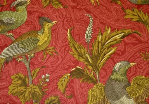 Online Stock/PKaufmann_inc/PK Pheasant Hunt Garnet Kaufmann Fabric
