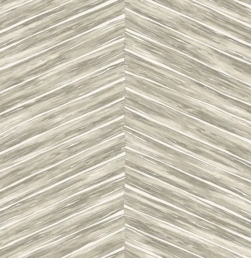 Clearance Brewster 2767-23775 Pina Neutral Chevron Weave Wallpaper