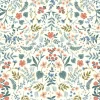 Fashion York RI5157 Beige/Coral Wildwood Wallpaper
