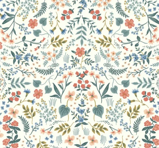 Fashion York RI5157 Beige/Coral Wildwood Wallpaper