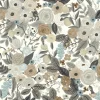 Outlet York RI5121 Brown/Beige Garden Party Wallpaper