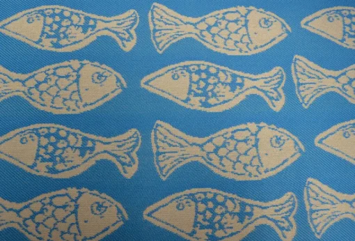 Hot Covington School Of Fish Caribe Outdoor Fabric