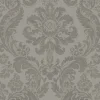 Hot Brewster/ASP 2763-87313 Shadow Grey Damask Wallpaper