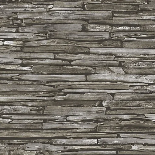 Sale Brewster/ASP Stacked Slate Green Industrial Wallpaper