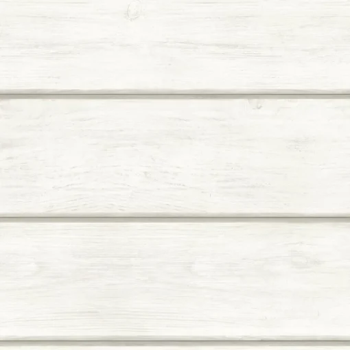 Hot Brewster Susanna Off-White Wood Planks Wallpaper