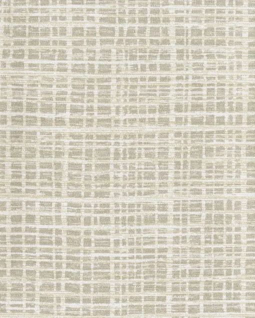 Best York TD1027 White/Off Whites Washy Plaid Wallpaper