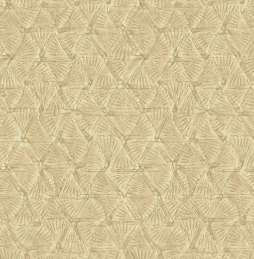 Fashion Brewster/ASP 2970-26119 Wright Gold Textured Triangle Wallpaper