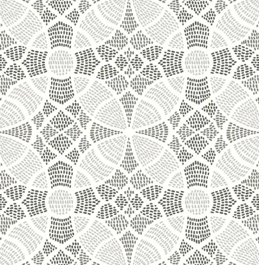 Discount Brewster/ASP 2764-24336 Zazen Grey Geometric Wallpaper