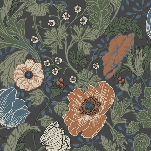 Brewster/ASP 2948-33003 Anemone Multicolor Floral Wallpaper