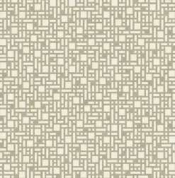 Brewster/ASP 2764-24342 Bento Taupe Geometric Wallpaper