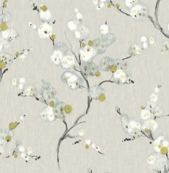Brewster/ASP 2764-24308 Bliss Blue Blossom Wallpaper