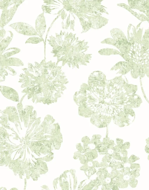 Brewster/ASP 2901-25418 Folia Aqua Floral Wallpaper