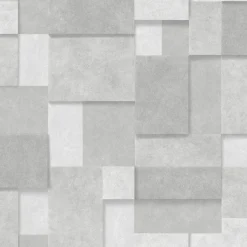 Brewster/ASP 2922-25353 Gompers Silver Metallic Squares Wallpaper