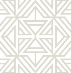 Brewster/ASP 2902-25554 Helios Bone Geometric Wallpaper