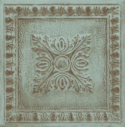 Brewster/ASP 2922-24032 Hillman Turquoise Ornamental Tin Tile Wallpaper
