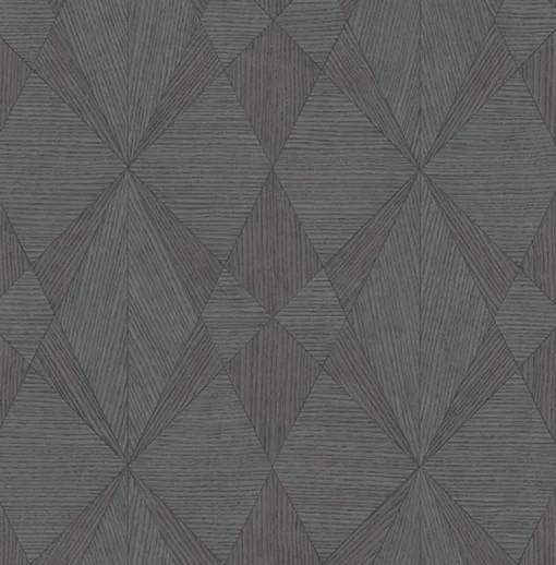 Brewster/ASP 2908-25334 Intrinsic Dark Grey Geometric Wood Wallpaper